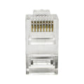 Connecteurs RJ45 CAT6 traversants (EZ), plaqués or, sac de 10