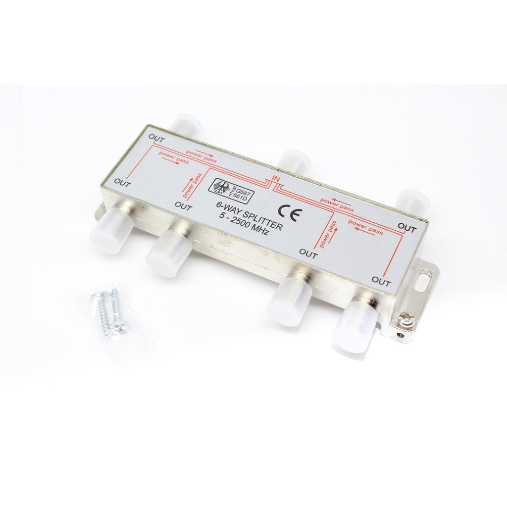 Séparateur Coaxial 6 Voies, 5-2500MHz