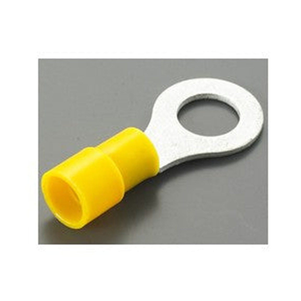 Cosses à anneau n° 10, 12-10 AWG, vinyle, jaune, sac de 25