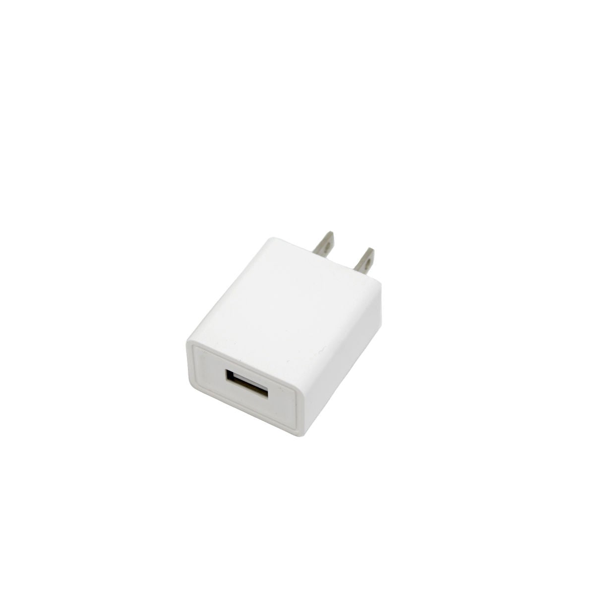 Chargeur mural USB 1 port, 5 V 1 A, certifié, blanc