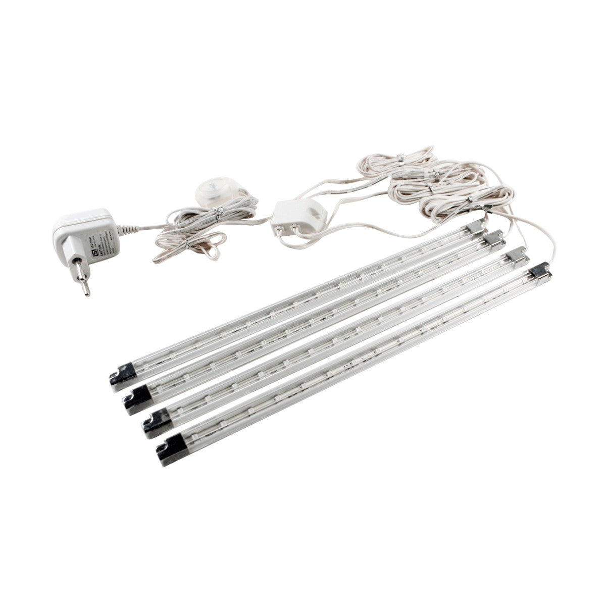Ensemble de 4 barres lumineuses DEL sous armoire, 6000 K blanc froid, certifié cULus