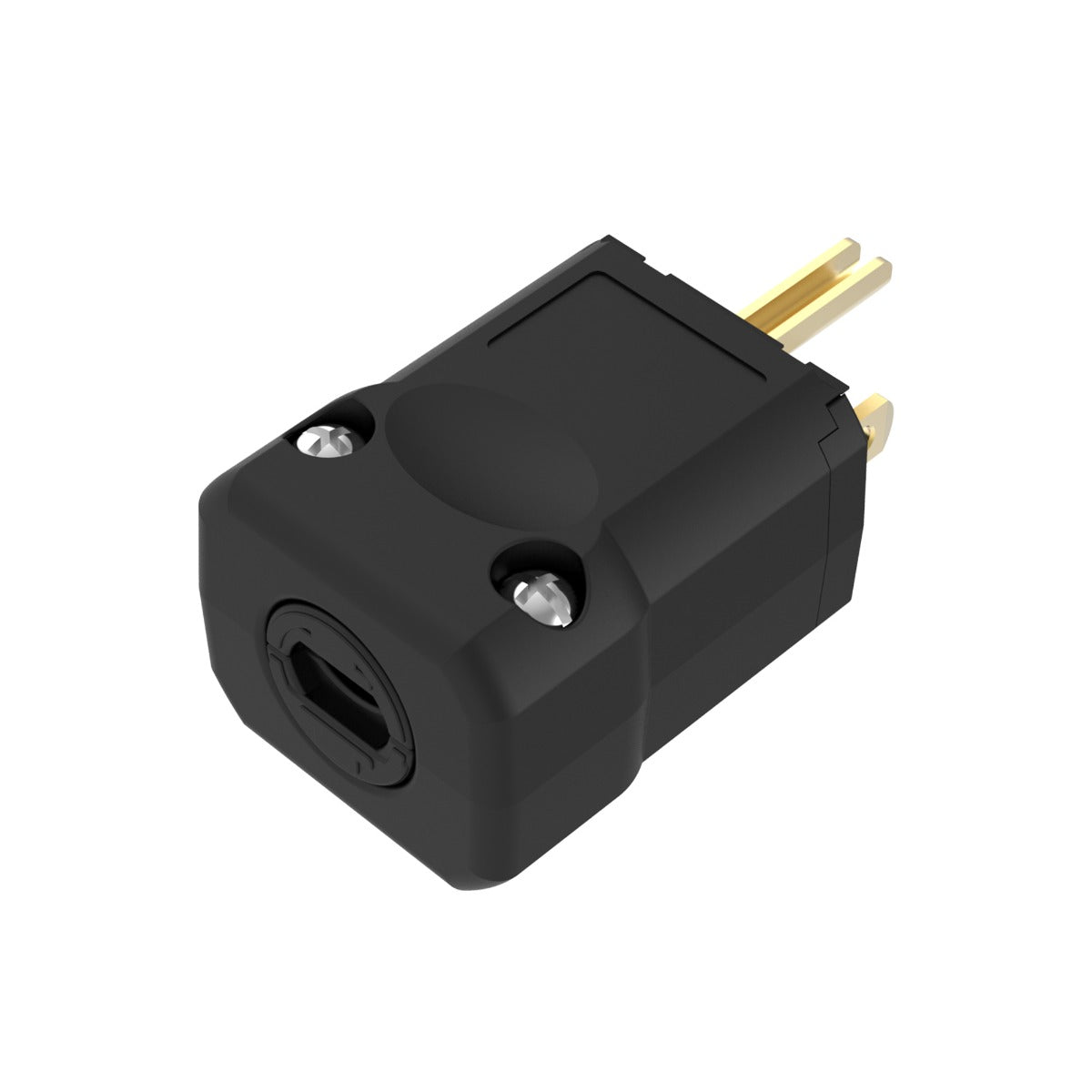 Fiche mâle NEMA 5-15P à câbler, 125 V 15 A, noir