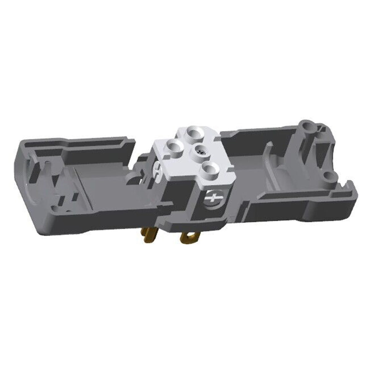Fiche mâle NEMA 5-15P à câbler, 125 V 15 A, noir