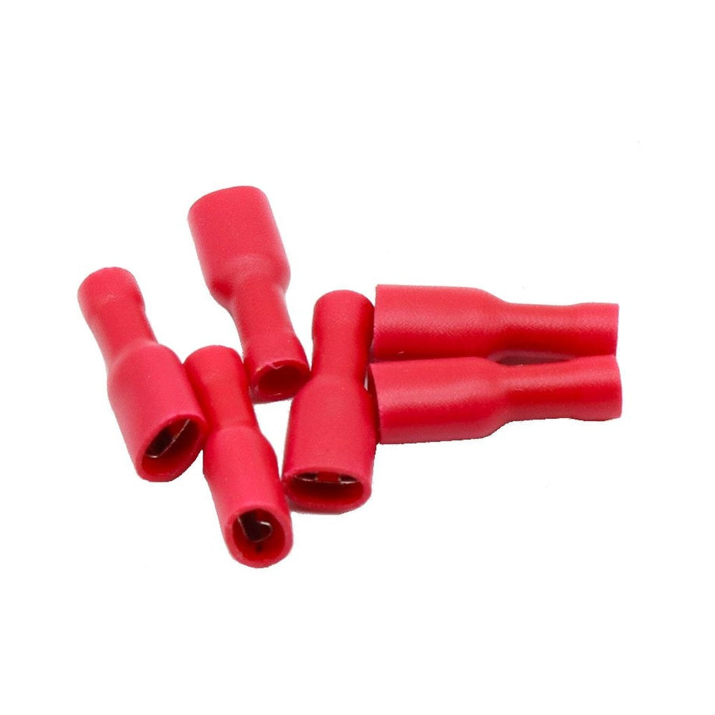 Cosses à déconnexion rapide femelles 0,187 po, 22-18 AWG, vinyle entièrement isolé, sac de 25
