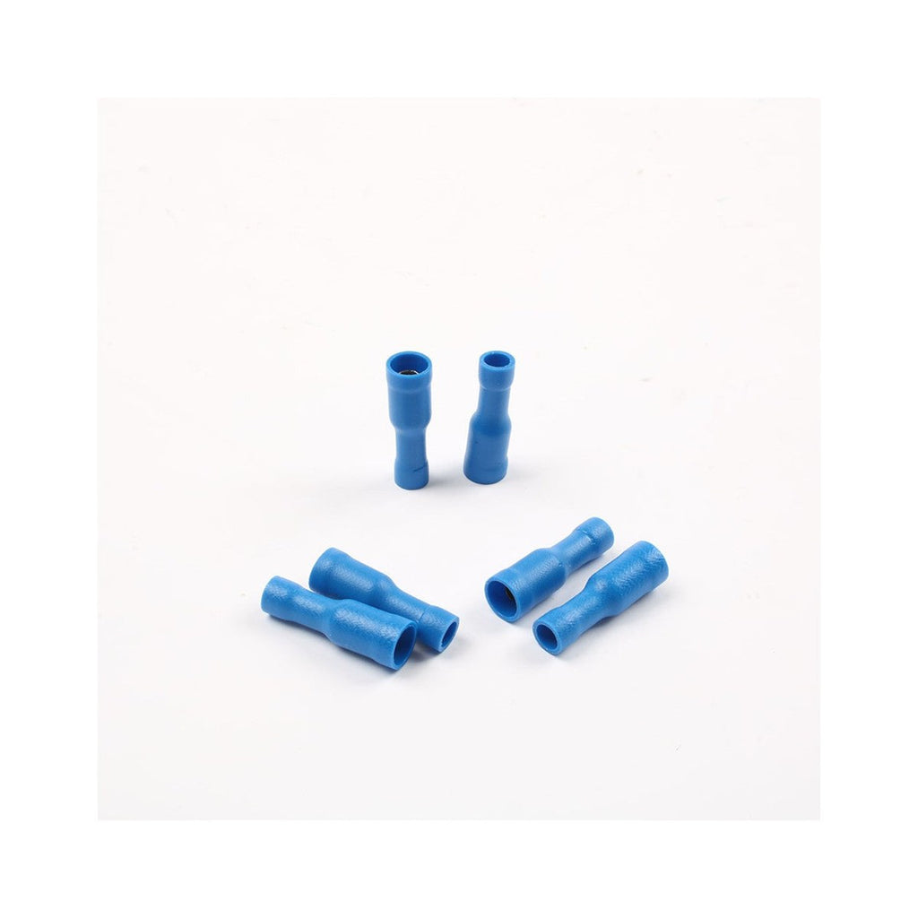 Cosses balle femelles 0,156 po, 16-14 AWG, vinyle, bleu, sac de 25