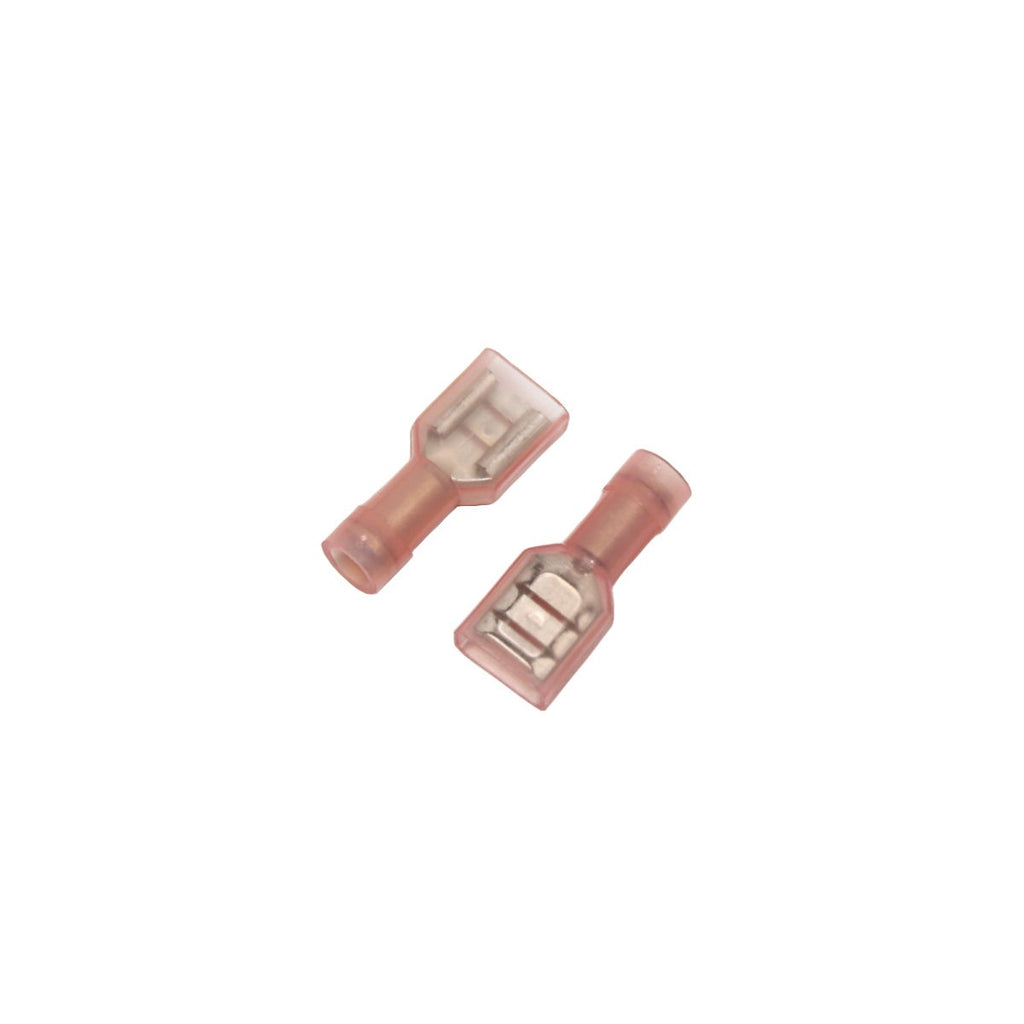 Cosses à déconnexion rapide femelles 0,250 po, 22-18 AWG, nylon, 10 A, sac de 25
