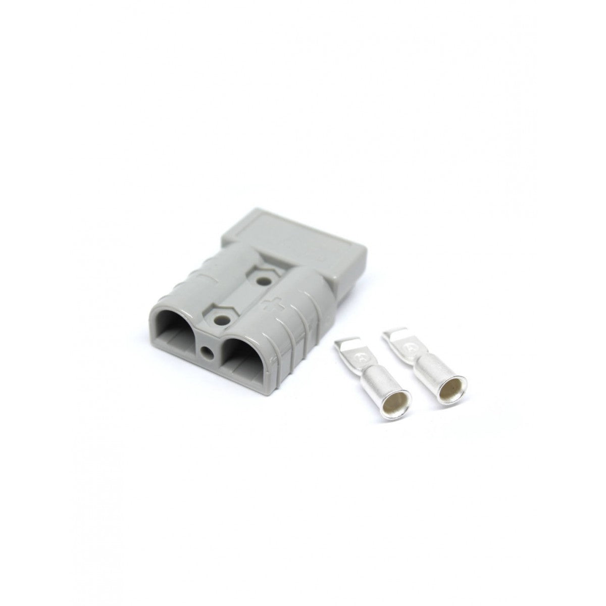 Connecteur Anderson 50 A avec contacts, 6 AWG, gris