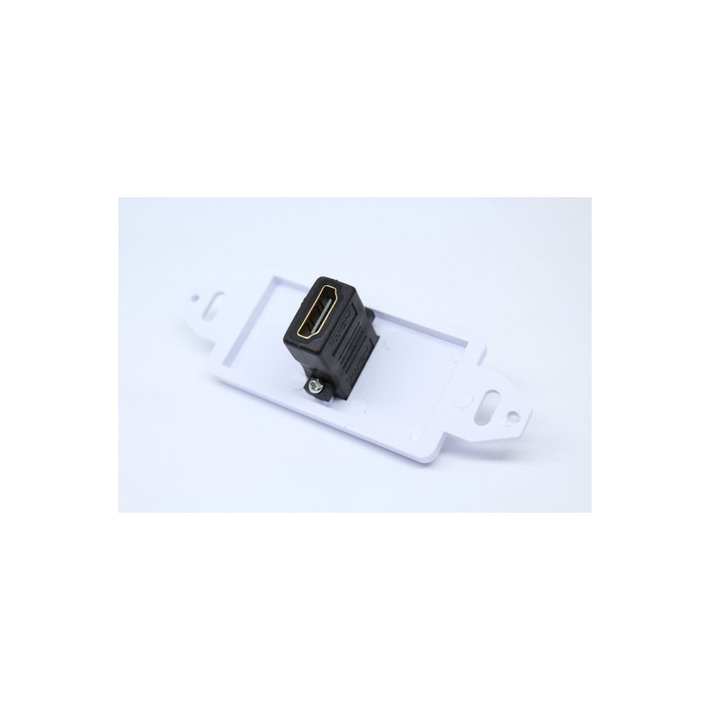 Plaque murale HDMI simple (1 port), 4K