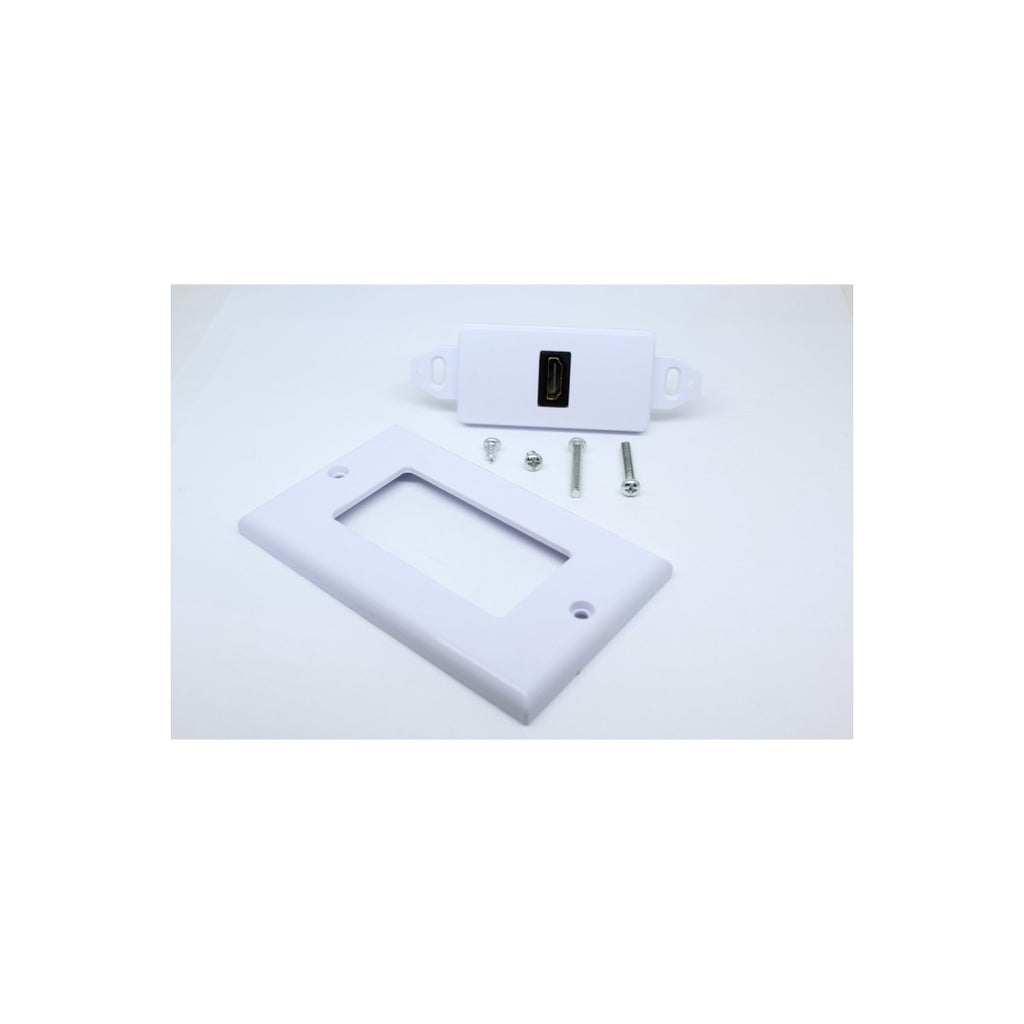 Plaque murale HDMI simple (1 port), 4K