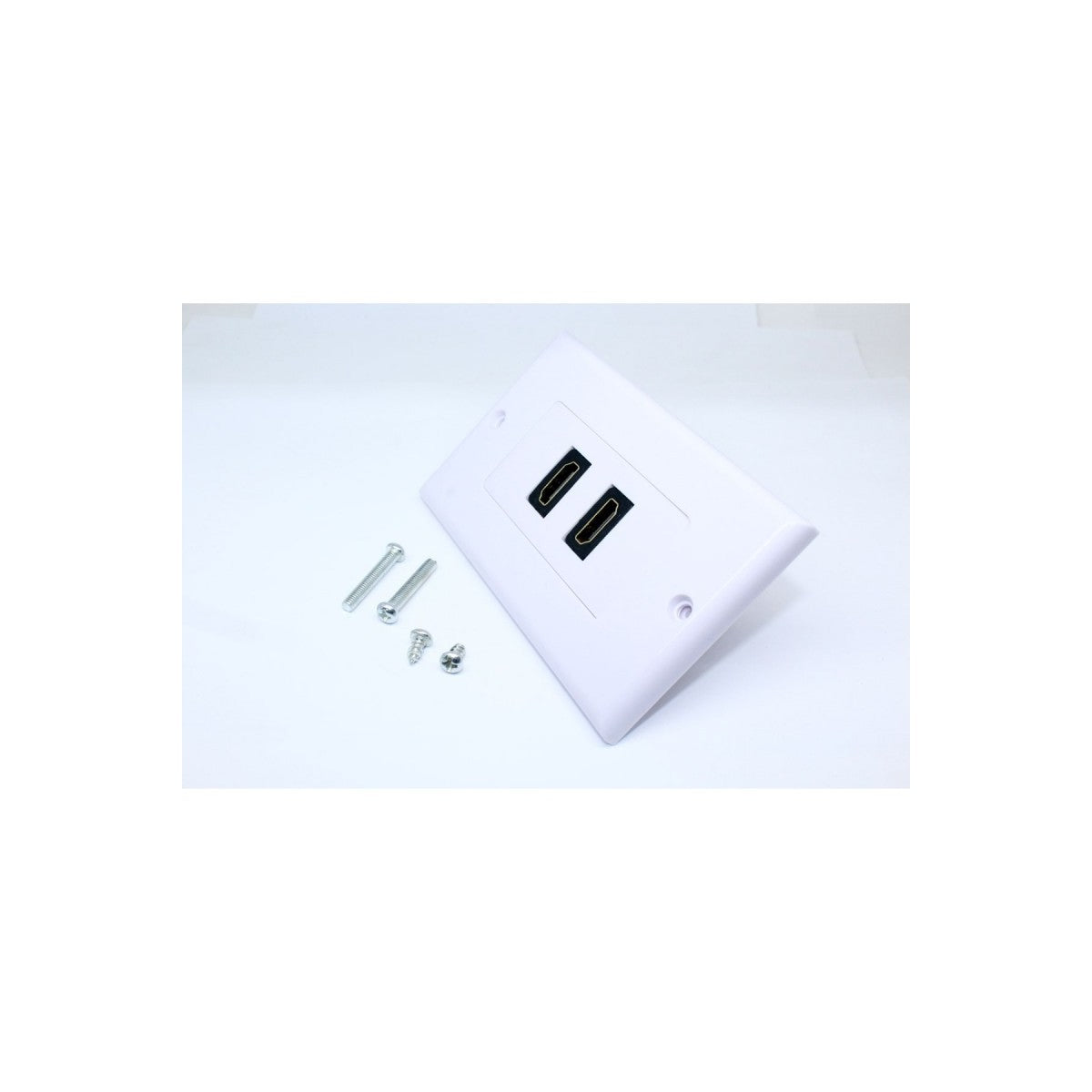 Plaque murale HDMI double (2 ports), 4K