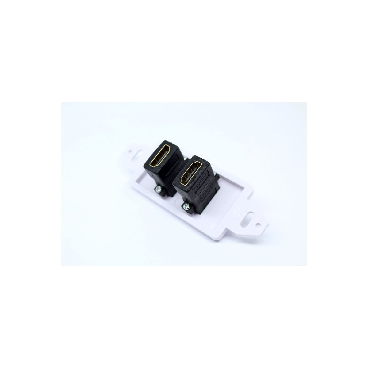 Plaque murale HDMI double (2 ports), 4K