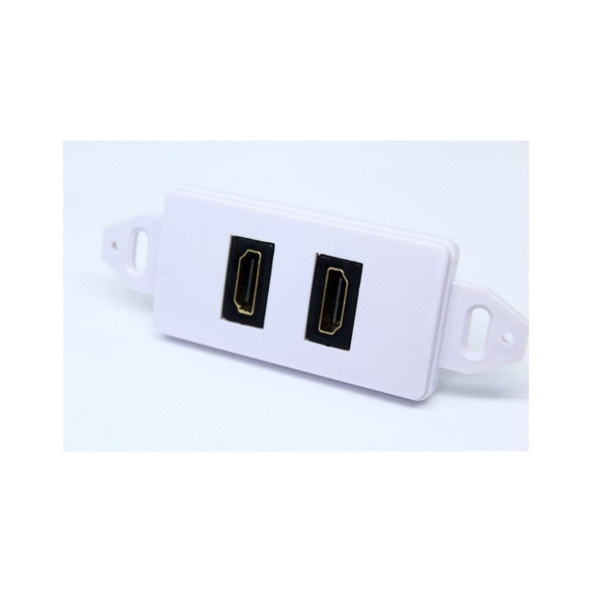Plaque murale HDMI double (2 ports), 4K