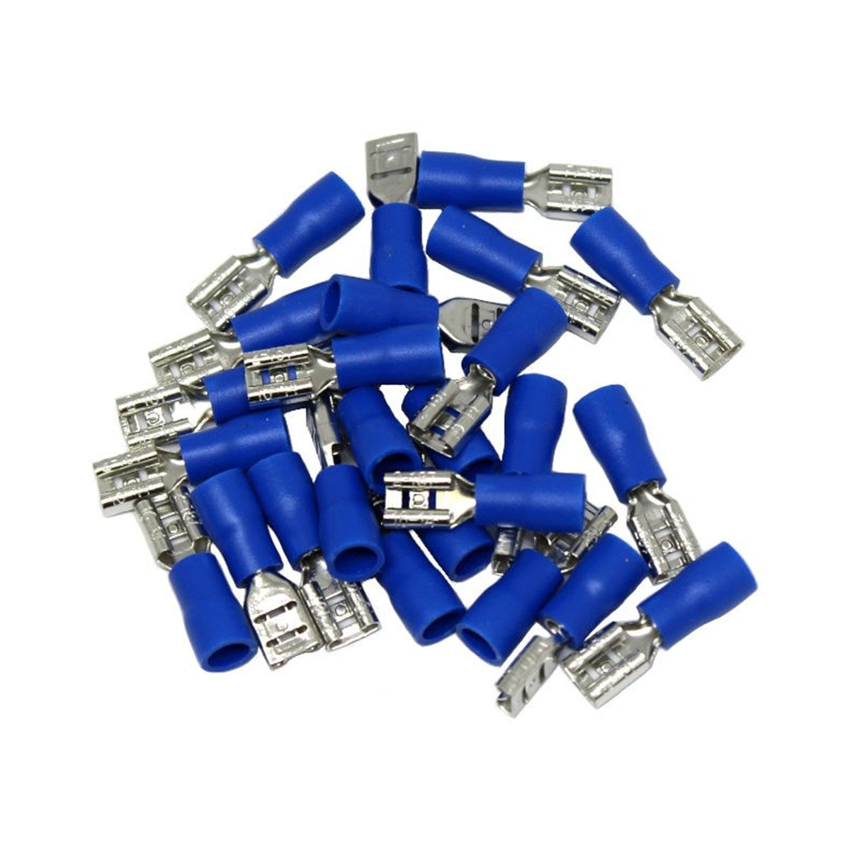 Cosses à déconnexion rapide femelles 0,187 po, 16-14 AWG, vinyle, sac de 25