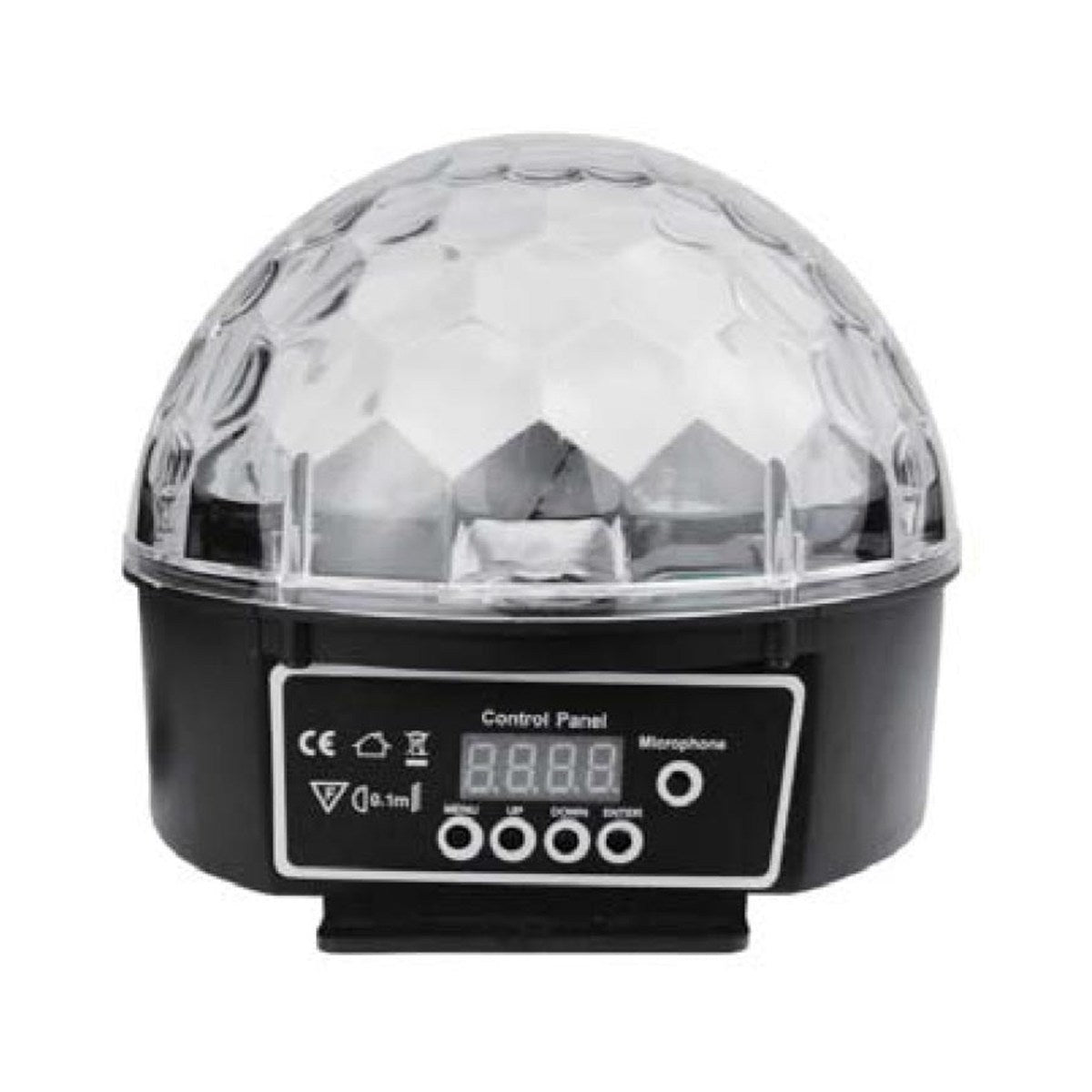 Boule lumineuse DEL RGB rotative, 6 x 3 W, prête à brancher