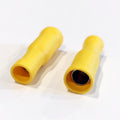 Cosses balle femelles 0,195 po, 12-10 AWG, vinyle, jaune, sac de 25