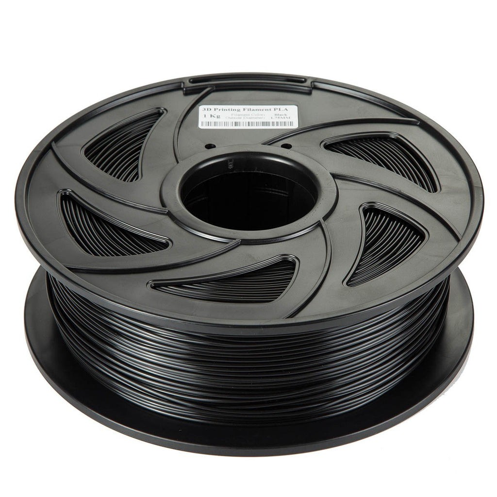 CloneBox Filament PLA 1,75 mm pour imprimante 3D, 1 kg, noir