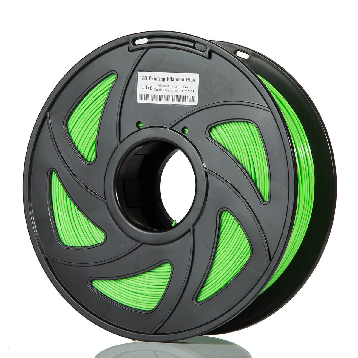 CloneBox Filament PLA 1,75 mm pour imprimante 3D, 1 kg, vert
