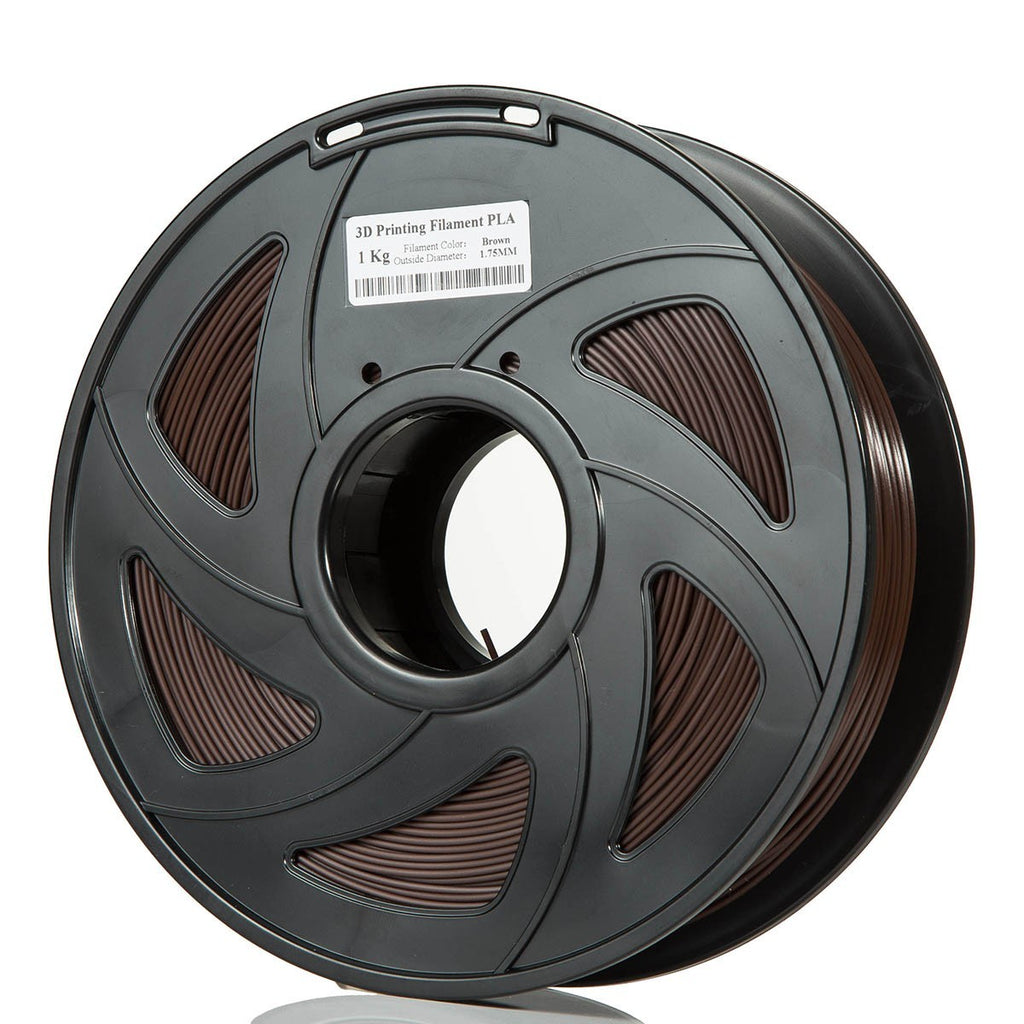 CloneBox Filament PLA d'imprimante 3D 1.75mm Précision +/- 0.05mm 1kg, Brun
