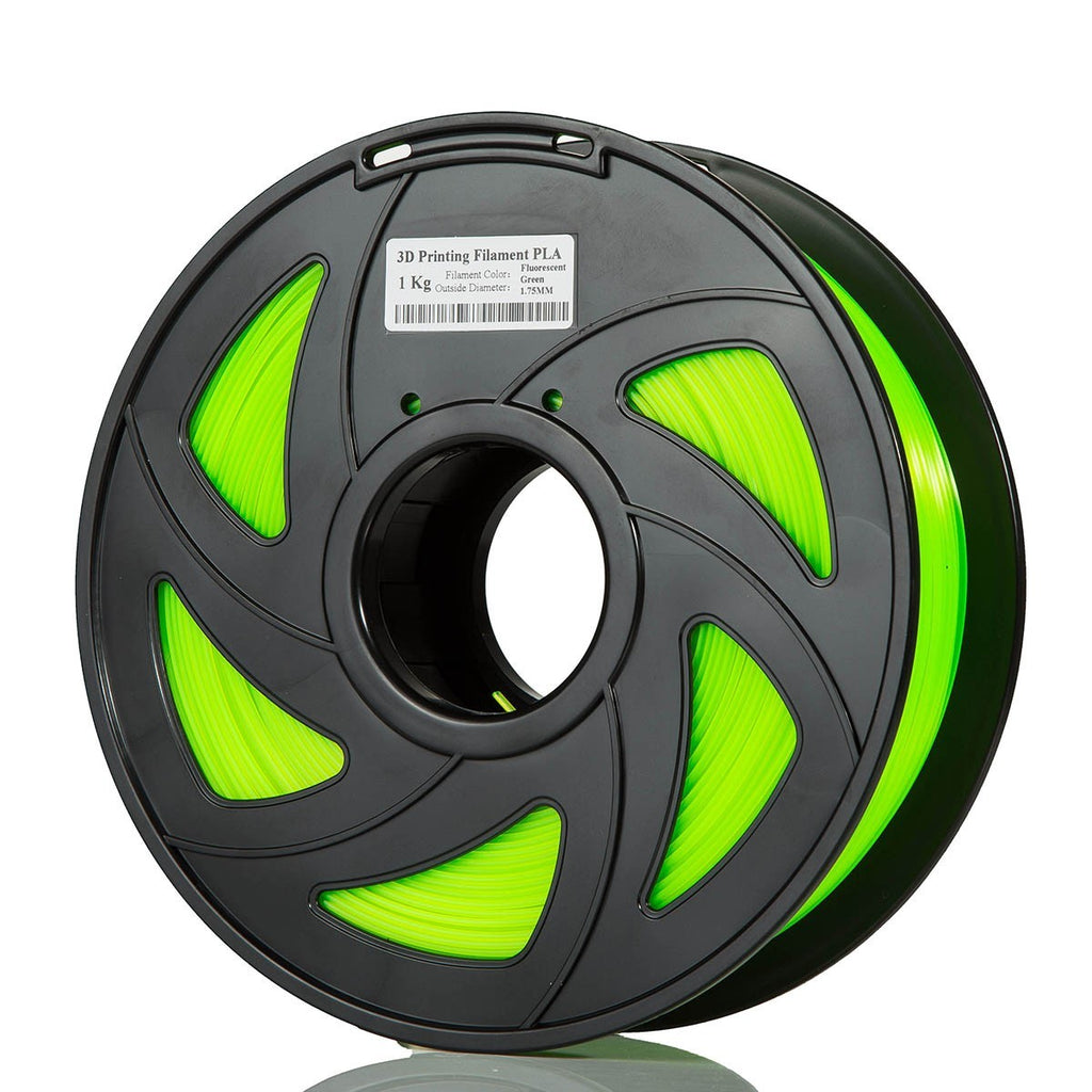 CloneBox Filament PLA 1,75 mm pour imprimante 3D, 1 kg, vert fluo