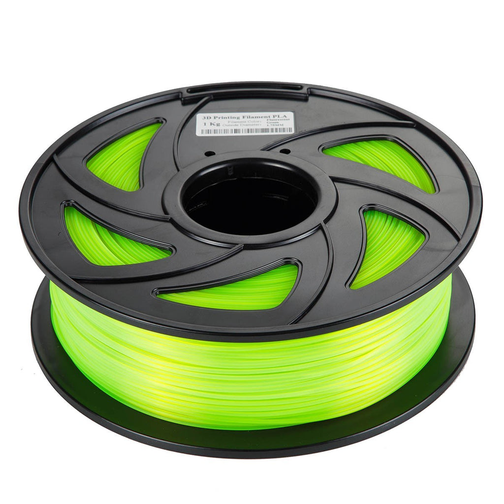 CloneBox Filament PLA 1,75 mm pour imprimante 3D, 1 kg, vert fluo