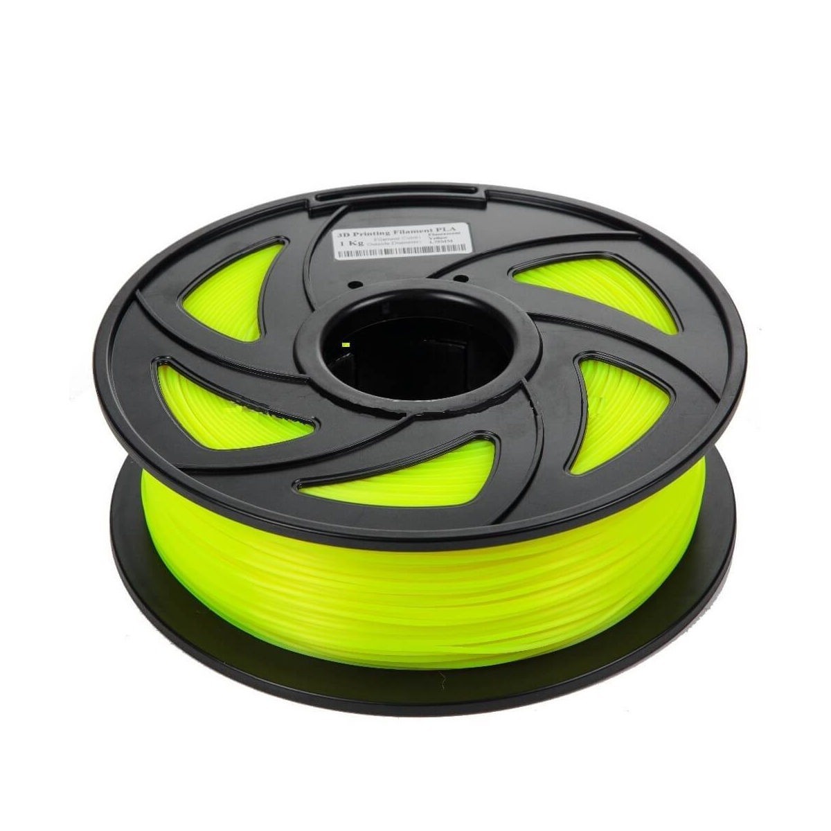 CloneBox Filament PLA imprimante 3D 1.75mm Préc. +/-0.05mm 1kg Jaune Trans