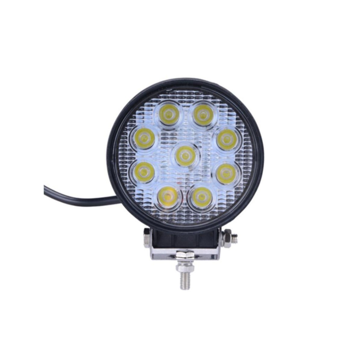 Phare de travail DEL tout-terrain, faisceau étroit, 27 W, 1980 lm, 10-30 V CC, IP67