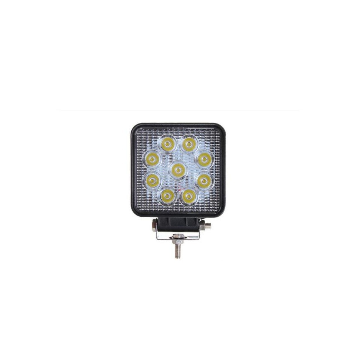 Phare DEL pour véhicule, faisceau étroit, 27 W, 1980 lm, 10-30 V CC, IP67