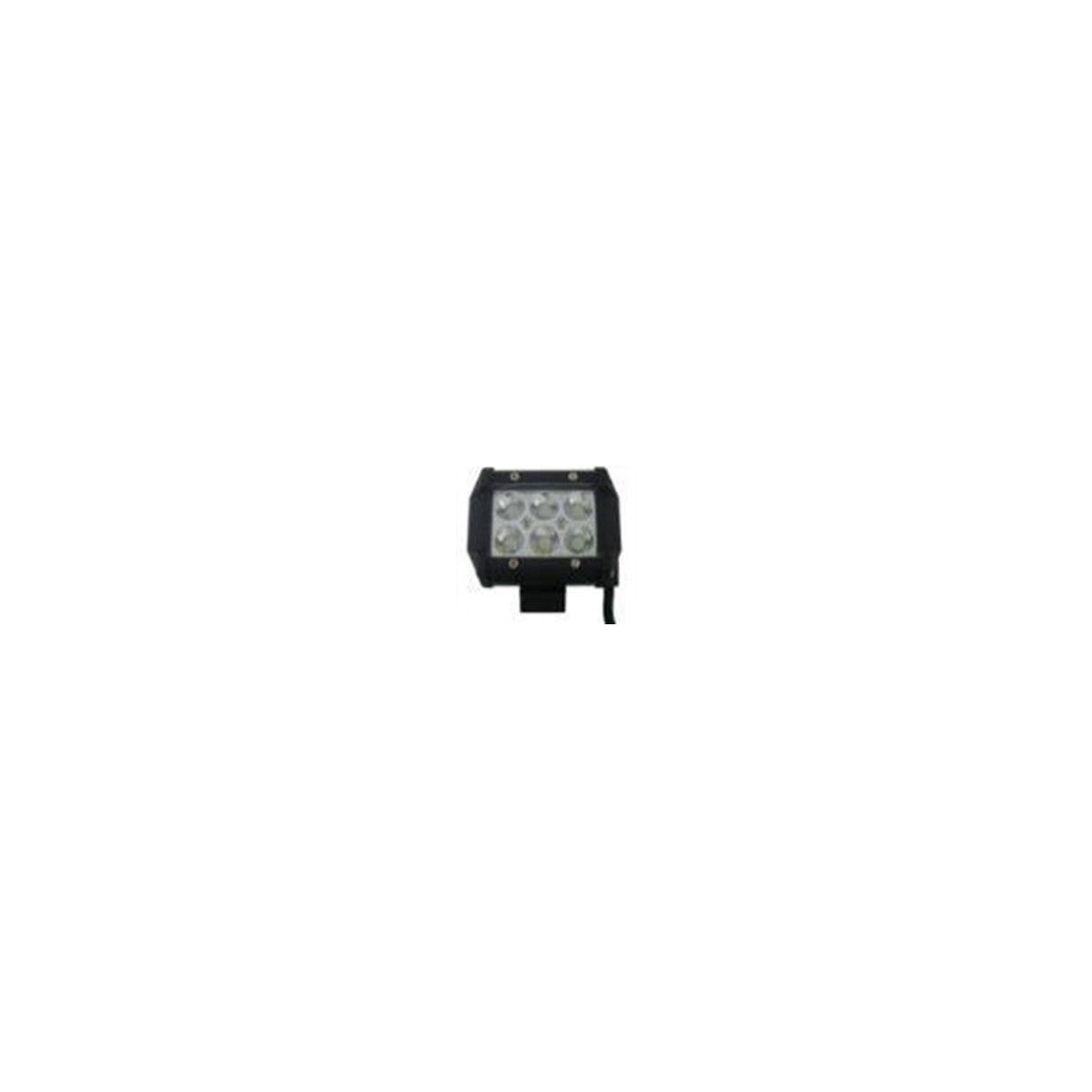 Barre lumineuse 6 DEL, 6 W, 720 lm, 10-30 V CC, IP67, faisceau étroit