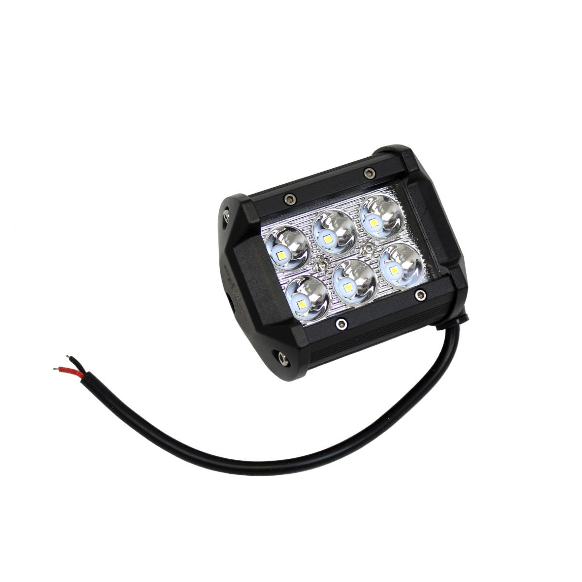 Barre lumineuse 6 DEL, 6 W, 720 lm, 10-30 V CC, IP67, faisceau étroit