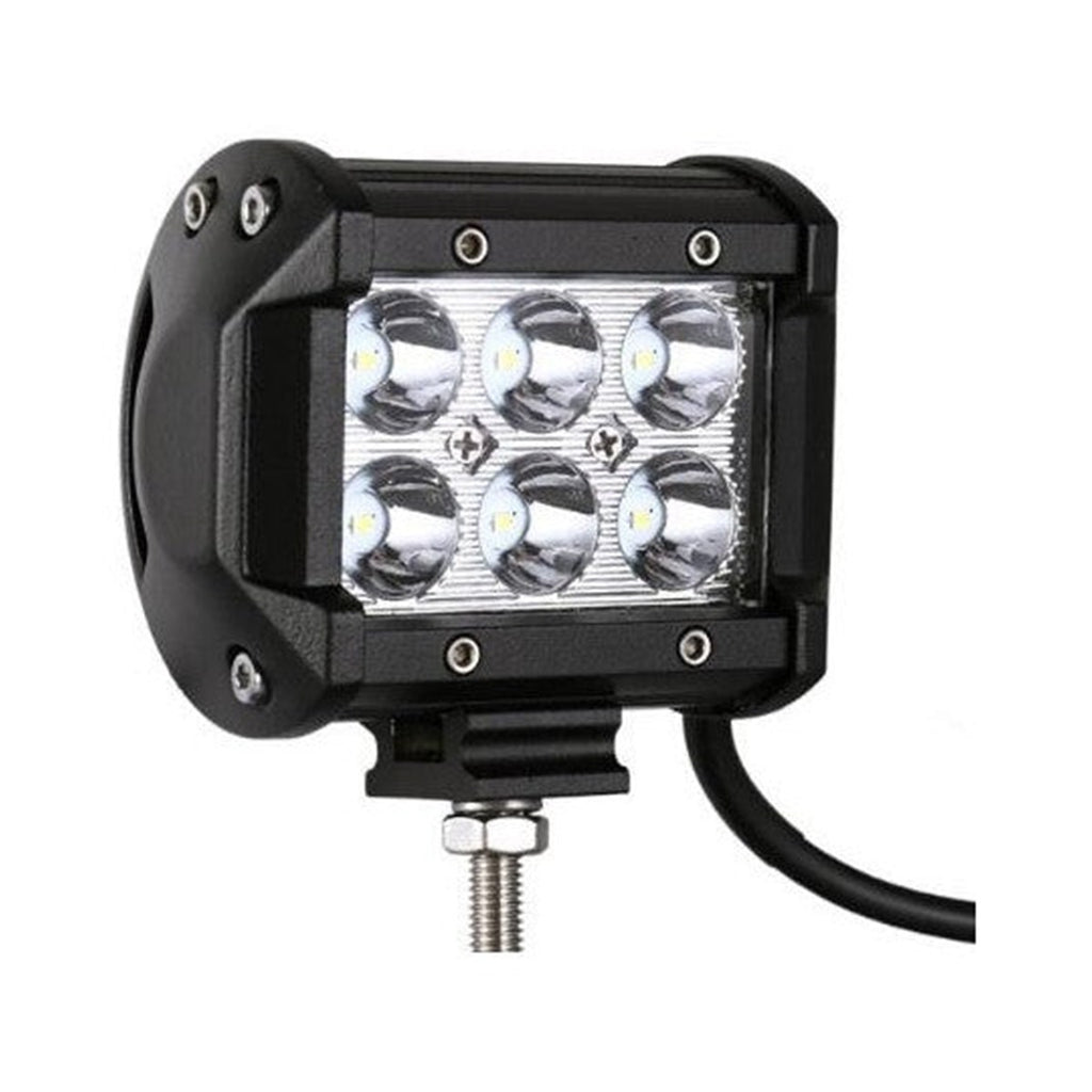 Barre lumineuse 6 DEL, 6 W, 720 lm, 10-30 V CC, IP67, faisceau étroit