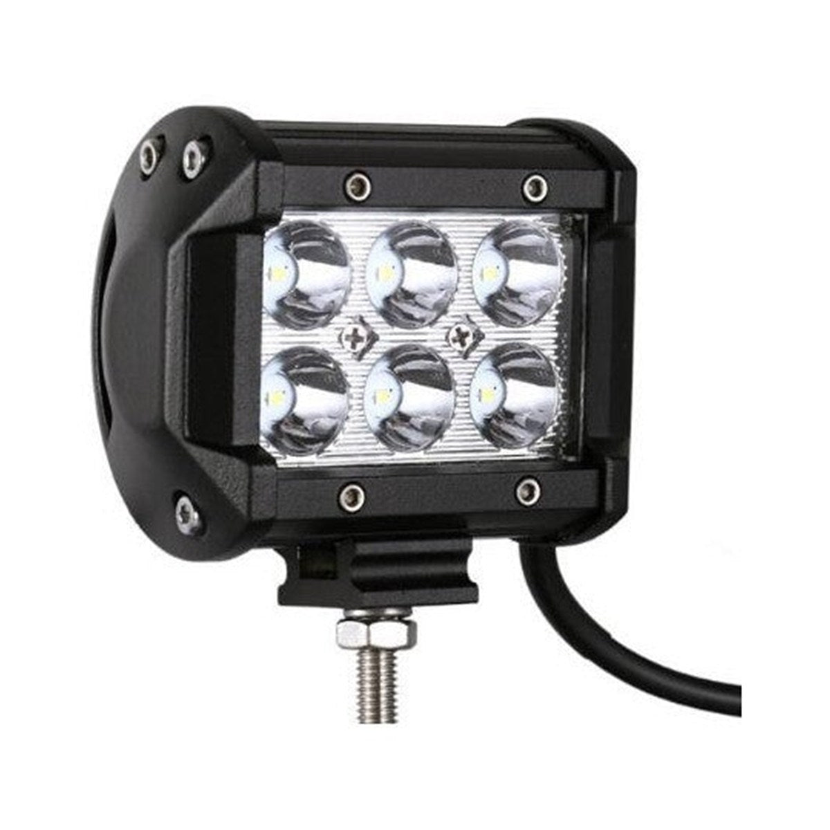 Barre lumineuse 6 DEL, 6 W, 720 lm, 10-30 V CC, IP67, faisceau étroit