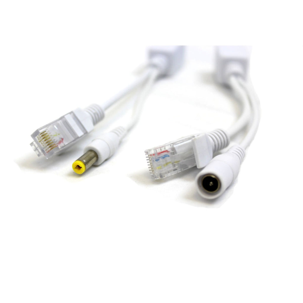 Prolongateur Ethernet CAT6 avec alimentation, blanc