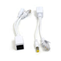 Prolongateur Ethernet CAT6 avec alimentation, blanc