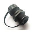 Coupleur CAT6 blindé RJ45 femelle-femelle à traversée de cloison, IP67, noir