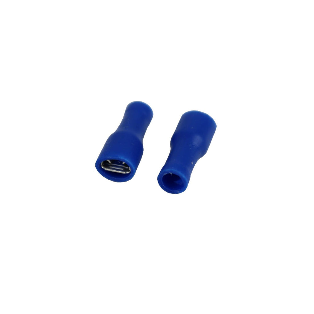 Cosses à déconnexion rapide femelles 0,187 po, 16-14 AWG, vinyle entièrement isolé, 15 A, sac de 25