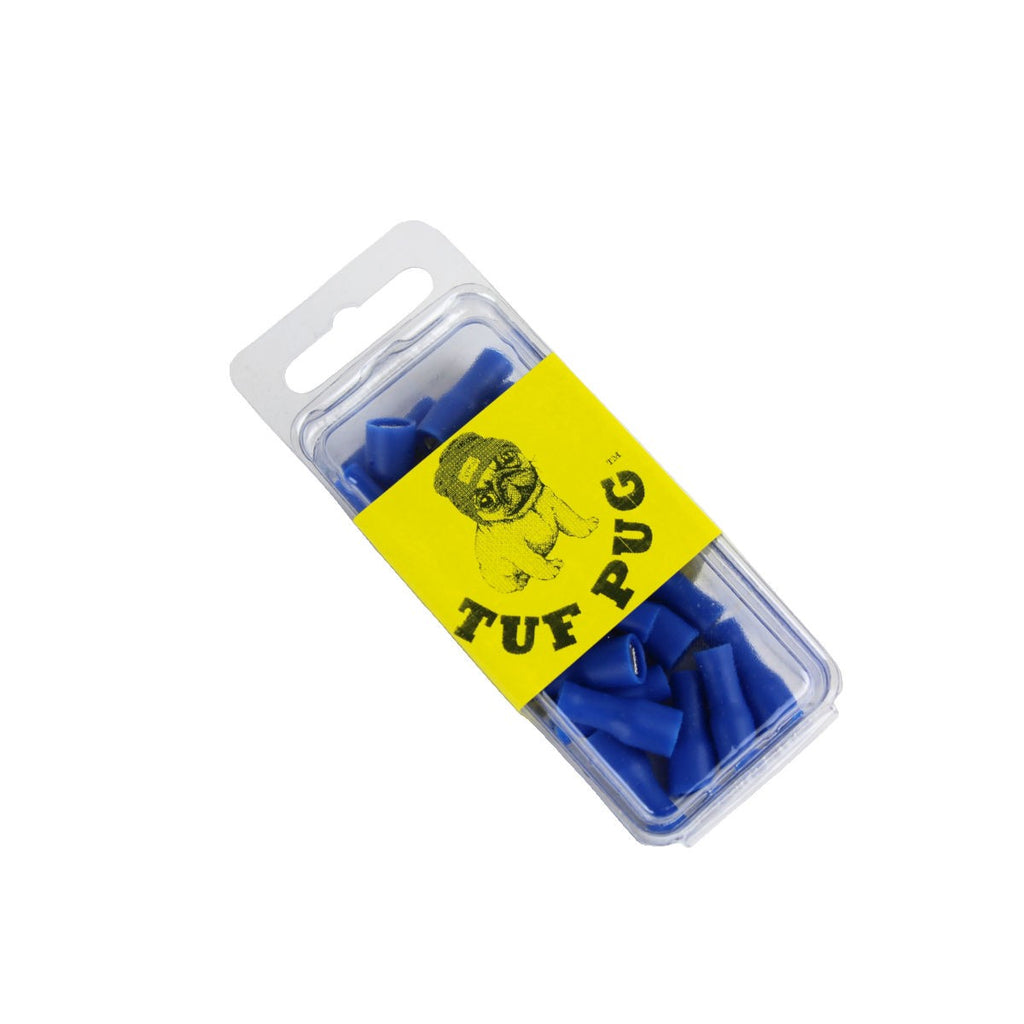Cosses à déconnexion rapide femelles 0,187 po, 16-14 AWG, vinyle entièrement isolé, 15 A, sac de 25