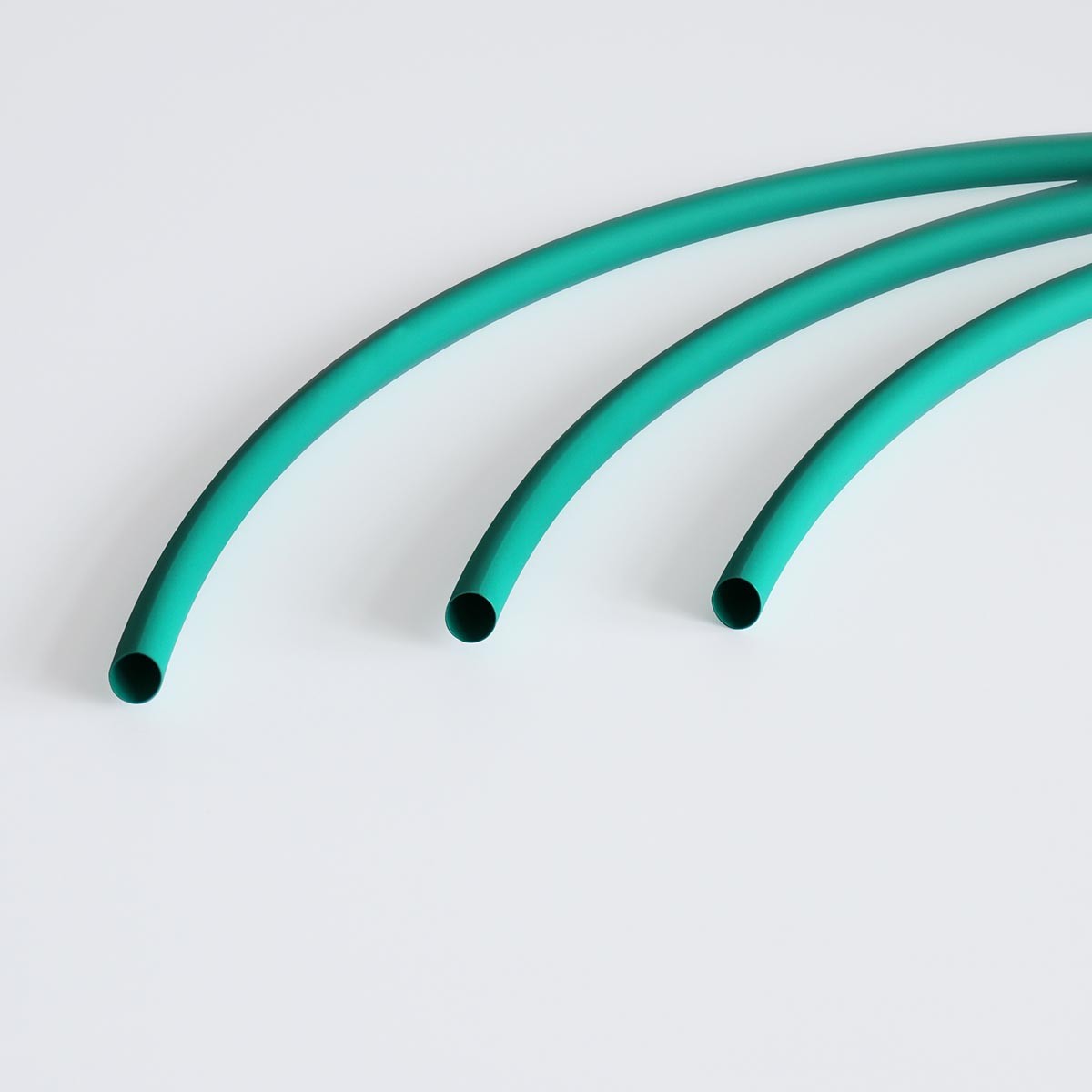 Gaine thermorétractable 2:1 étiquetée, 3/16 po, vert, 4 pi