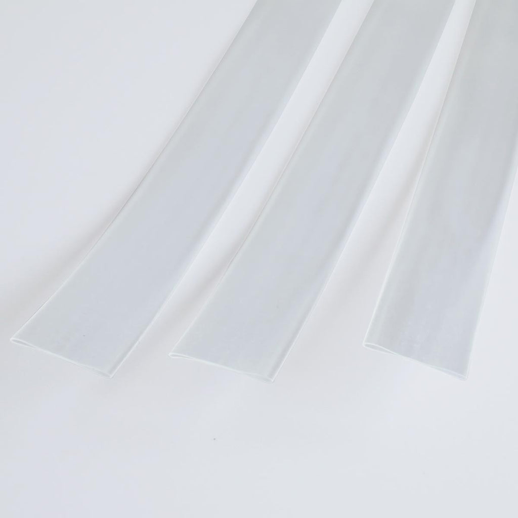 Gaine thermorétractable 2:1 étiquetée, 3/4 po, transparent, 4 pi