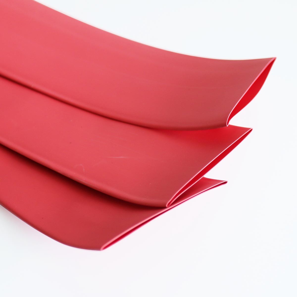 Gaine thermorétractable 2:1 étiquetée, 3/4 po, rouge, 4 pi