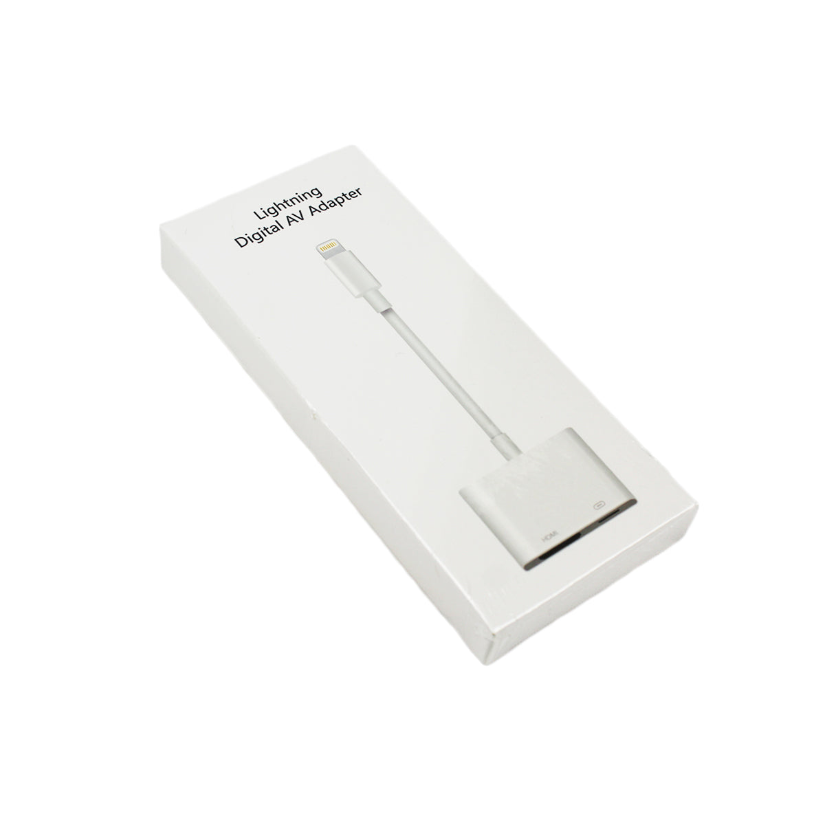 Adaptateur Lightning vers HDMI femelle avec charge Lightning, 1080p, blanc