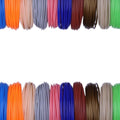 Échantillons de filament PLA, 10 couleurs, 3 m chacun