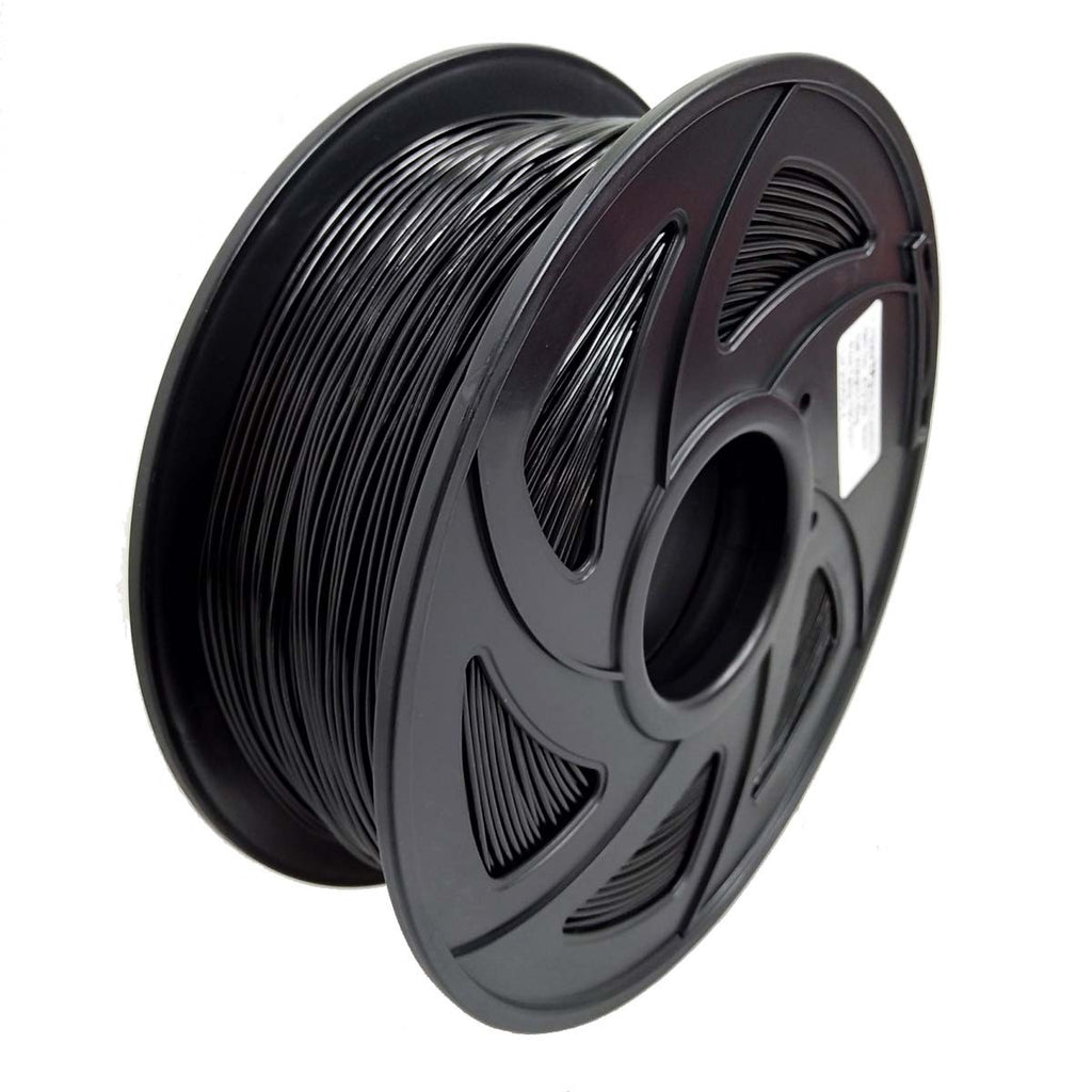 CloneBox Filament TPU flexible 1,75 mm pour imprimante 3D, 1 kg, noir