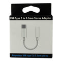 Adaptateur USB-C vers 3,5 mm stéréo
