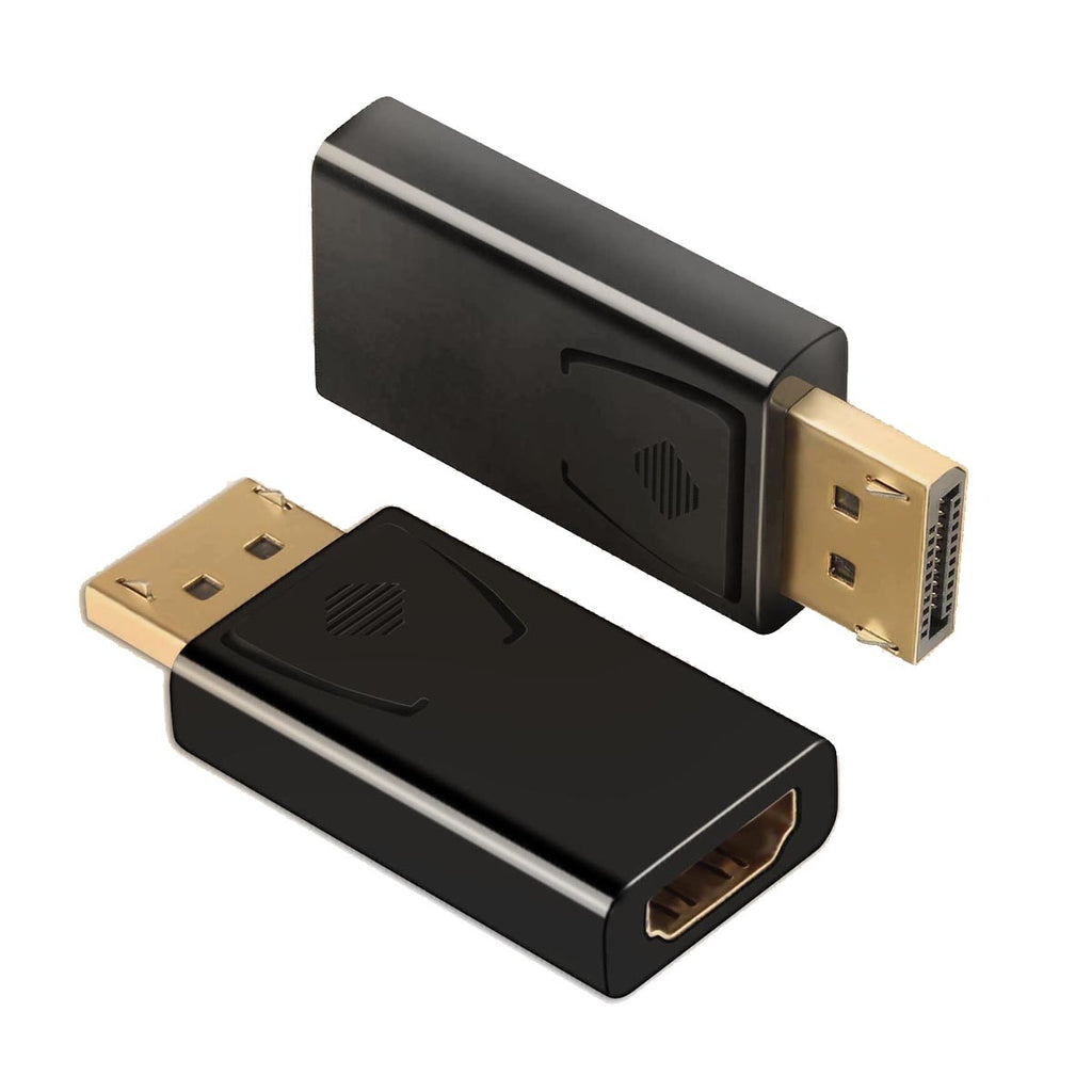 Adaptateur DisplayPort mâle vers HDMI femelle, plaqué or, 4K 30 Hz