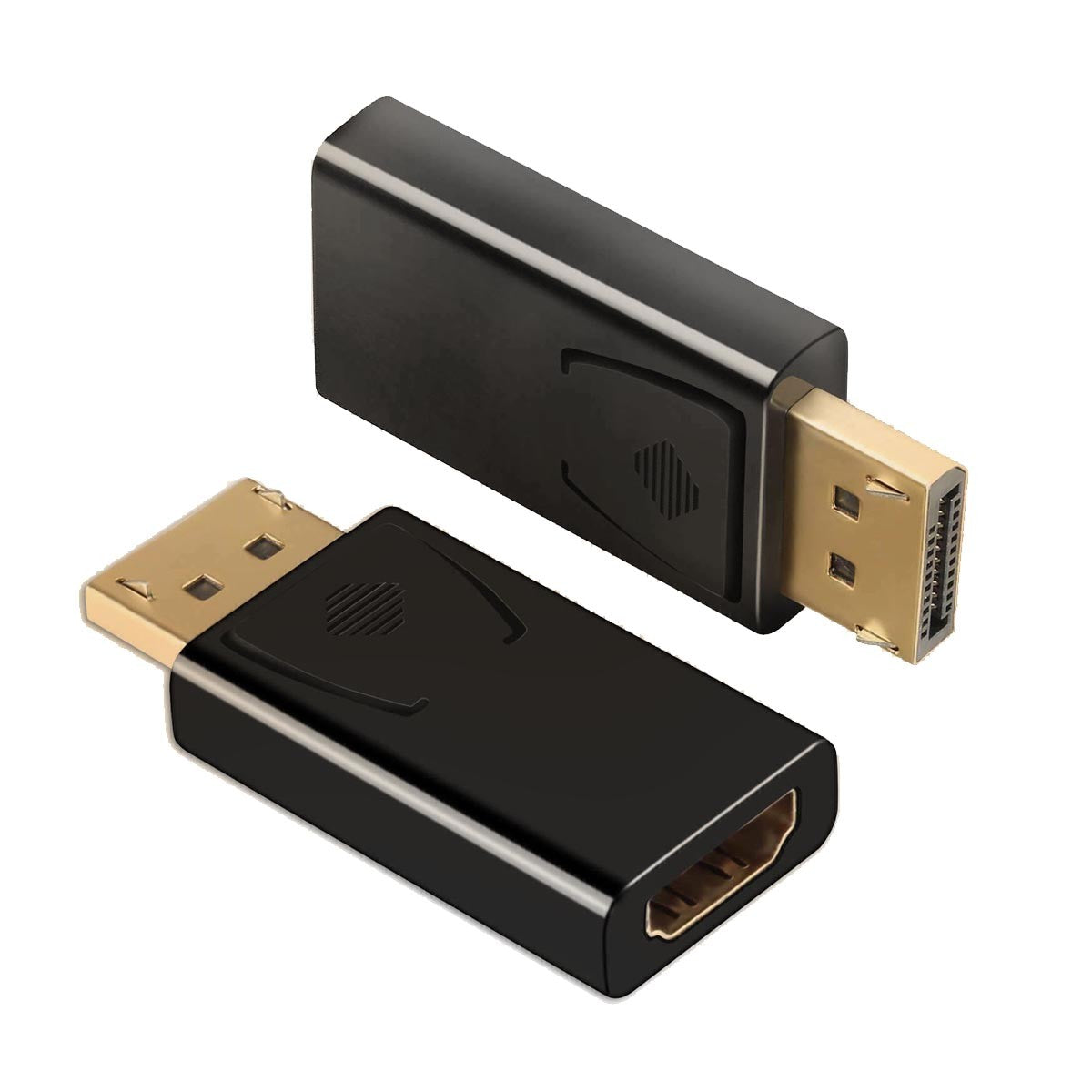 Adaptateur DisplayPort mâle vers HDMI femelle, plaqué or, 4K 30 Hz