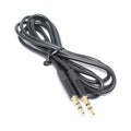 Câble audio stéréo 3,5 mm mâle à mâle, connecteurs minces, 6 pi