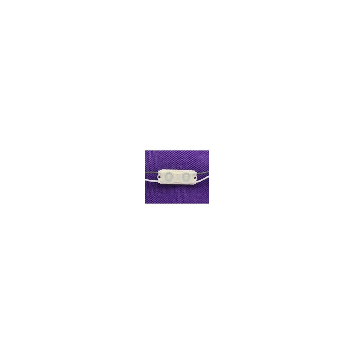 Module DEL , 2835, 48*16mm, 2 DELS, 1.2W, IP65, 60-65LM, 12VDC, Jaune