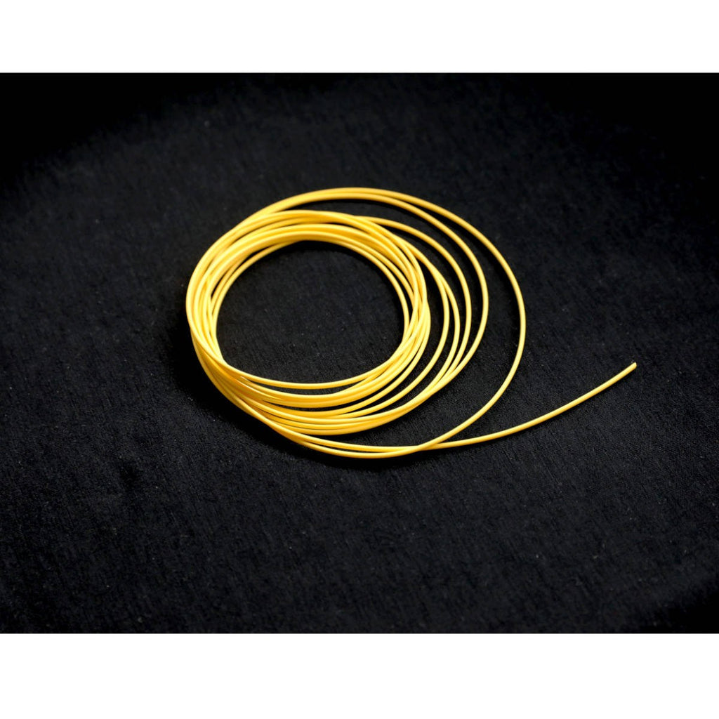 GlobalTone Tubes Thermorétractable, 3/64", Jaune , 4ft , 2:1