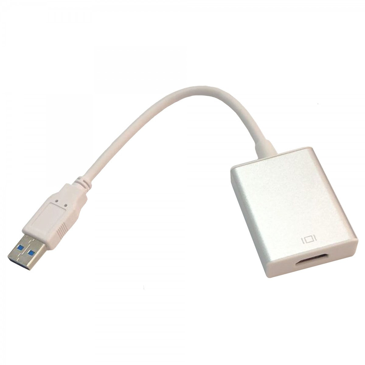 Globaltone Adaptateur USB A mâle vers HDMI femelle, argent