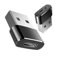 Globaltone Adaptateur USB A mâle vers USB-C femelle, noir